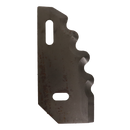 Coltello sinistro per carromiscelatore 189x90x5mm adattabile a Sgariboldi, Giglioli, Storti