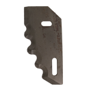 Coltello sinistro per carromiscelatore 189x90x5mm adattabile a Sgariboldi, Giglioli, Storti