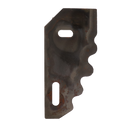 Coltello sinistro per carromiscelatore 189x90x5mm adattabile a Sgariboldi, Giglioli, Storti