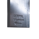 Coltello Dx Piegato 100x48mm Marangon MER100 4mm confezione da 10 pezzi