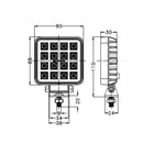 Faro da lavoro LED Ama 10-30V 2400 LM