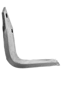 Zappa sx adattabile Breviglieri piatto 80x7mm  Ø foro 57mm