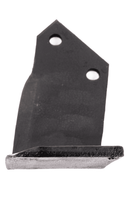 Zappa sx adattabile Breviglieri piatto 80x7mm  Ø foro 57mm