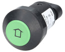 Interruttore a pulsante Pneutron Verde