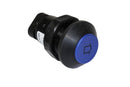 Interruttore a pulsante Pneutron Blu