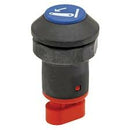 Interruttore a pulsante Pneutron Blu