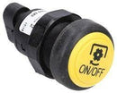 Interruttore a pulsante Pneutron Giallo