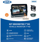 Kit videocamera 7" HD 16:9 12-24V