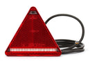 Fanale posteriore LED lato destro 12-24V triangolare 163x38,8x144 mm