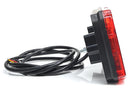 Fanale posteriore LED, lato dx, 12-24V, 242x58,2x134 mm