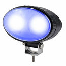 Luce di sicurezza ovale LED blu 10-110V 10W 500LM per carrelli elevatori