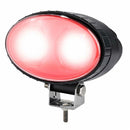 Faro da lavoro ovale 2 LED CREE a lungo raggio rosso 10W IP67