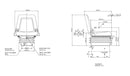 Sedile Seat con sospensione meccanica