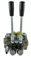 Distributore oleodinamico Ama a 2 leve doppio effetto - 40L