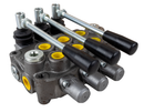 Distributore oleodinamico Ama basic da 3/8” 3 leve 40L/min per trattori