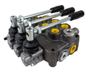 Distributore oleodinamico Ama basic da 3/8” 3 leve 40L/min per trattori