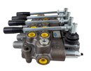 Distributore oleodinamico Ama a 4 leve doppio effetto - 40L