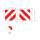 Kit pannello dx-sx 423x423mm omologazione Francia e Germania