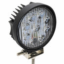 Faro da lavoro a LED rotondo Ø 110 mm, 10-36V DC, 27W,  2025LM, raggio ampio/largo, 9 LED