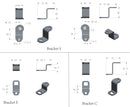 Proiettore a LED compatibile con New Holland, John Deere, Fiat Massey Ferguson, Lamborghini, Agco