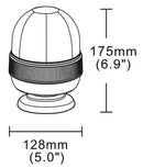Lampeggiante a LED 12-24V base magnetica con 16 led da 3W