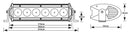 Faro da lavoro a barra 6 LED Epistar a lungo raggio Spot 30W IP67