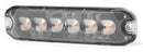 Luce di segnalazione flash 6 Led arancio