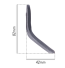 Coltello trincia a Y lunghezza 82mm adattabile Noremat 103006
