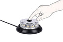 Lampeggiante a LED base piana 10-110V, IP65, 8 LED, 10-13W