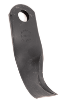 Dente per trincia girato lunghezza 160mm piatto 50x10