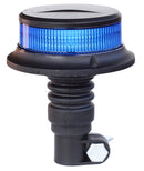 Lampeggiante a LED blu 12-24V, base ad asta flessibile, 18 LED, IP67