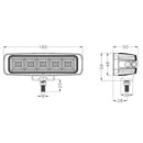 Faro lavoro LED 10-30V DC, Ama, 45W, 3465 LM ampio raggio