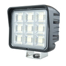 Faro lavoro LED Ama 10-30V DC quadrato 144W 11520 LM