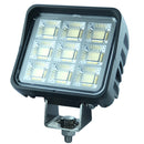 Faro lavoro LED Ama 10-30V DC quadrato 144W 11520 LM