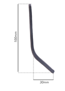Coltello per trincia a Y altezza 30mm lunghezza 100mm adattabile Orec