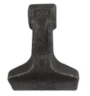 Mazza trincia dentata 100x120mm attacco 42mm e foro 20,5mm