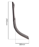 Zappa dx L 245,H 80,foro 12,5