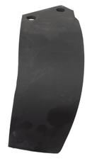 Zappa dx lunga 195mm profondità 134mm spessore 12mm Ø foro 14,5mm