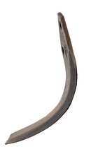 Zappa sx di tipo curvo Ø foro 12,5mm spessore 6mm