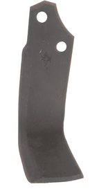 Zappa dx lunga 190mm profondità 115mm spessore 12mm Ø foro 44mm