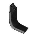 Zappa dx lunga 187mm profondità 110mm spessore 8mm Ø foro 44mm