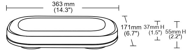 Barra a LED magnetica 12-24V DC 76W