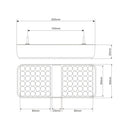 Fanale posteriore LED 12-30V, dx-sx, 88x77x82 mm