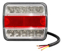 Fanale posteriore dx-sx a LED 13,5V 105,6x97,9x36,4mm