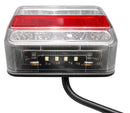Fanale posteriore dx-sx a LED 13,5V 105,6x97,9x36,4mm