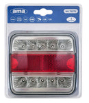 Fanale posteriore dx-sx a LED 13,5V 105,6x97,9x36,4mm