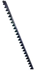 Lama 24 sezioni rigate per motofalciatrice adattabile Gaspardo FBR 1,75m