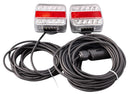 Kit magnetico con fanali a led con cavo a 5 poli da 12/4 m