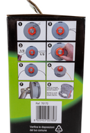 Testina per decespugliatore universale a caricamento facilitato