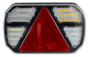 Fanale posteriore LED 12-24V Ama, lato sinistro, 245x40x151 mm